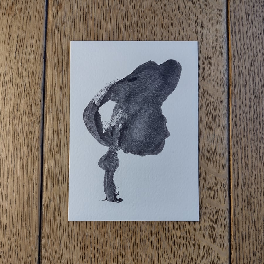 Owl in Tree Postcard