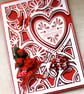 Luxury Handmade 40th Anniversary Swivel Card - Image 1