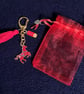 Chinese Lucky Red Fire horse bag charm - Image 2