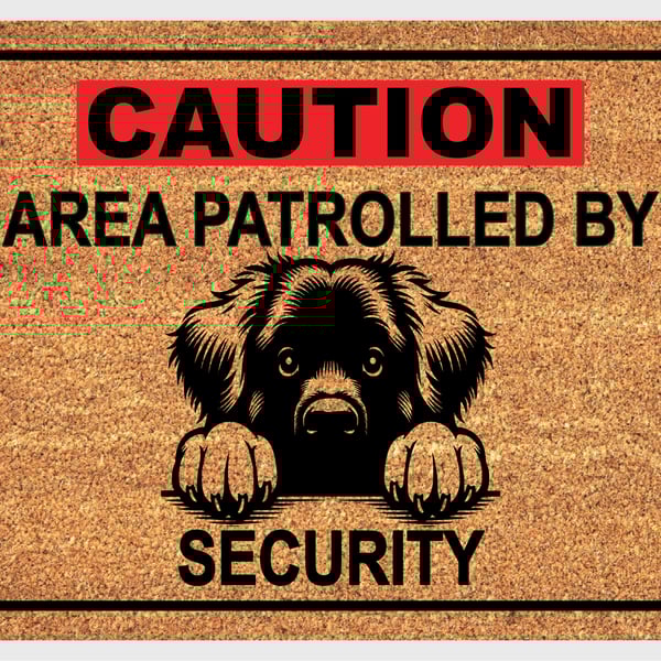 Leonberger Security Door Mat - Leonberger Dog Doormat - 3 Sizes