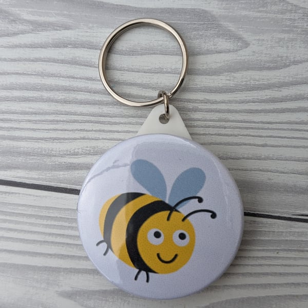 Cute Bee keyring, 