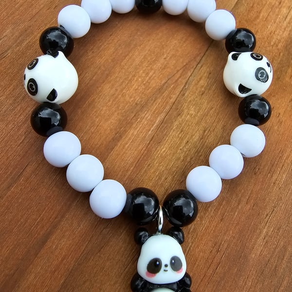 Kids Panda Themed Bracelet
