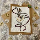 Sugar Plum Fairy  Christmas Card.