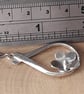 Flower in a raindrop necklace Sterling Silver - Image 4
