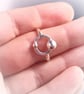 Silver ring with orbiting pebbles - Image 5