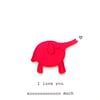valentine's day card - elephant - i love you sooooo much