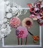 Dahlia card, blank cards, flower card, thinking of you, just to say - Image 4