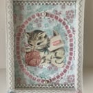 Kitsch kitten picture 