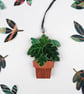 House plant Christmas tree decoration, Monstera Deliciosa - Image 2