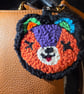 Animal Crossing Stitches inspired Punch Needle Bag Charm - Image 5