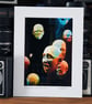 Archival Print of Iconic Kelvingrove Art Gallery Glasgow Head Sculpture mounted  - Image 4