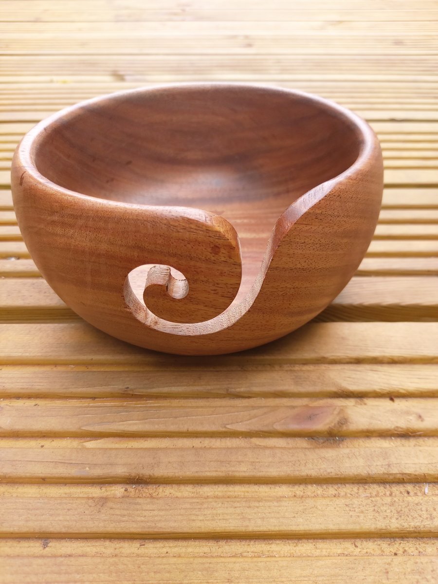Medium - Wooden Yarn bowl