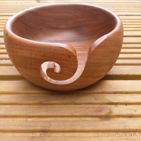 Medium - Wooden Yarn bowl