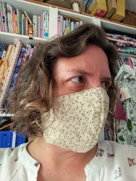 3 layer cotton face masks