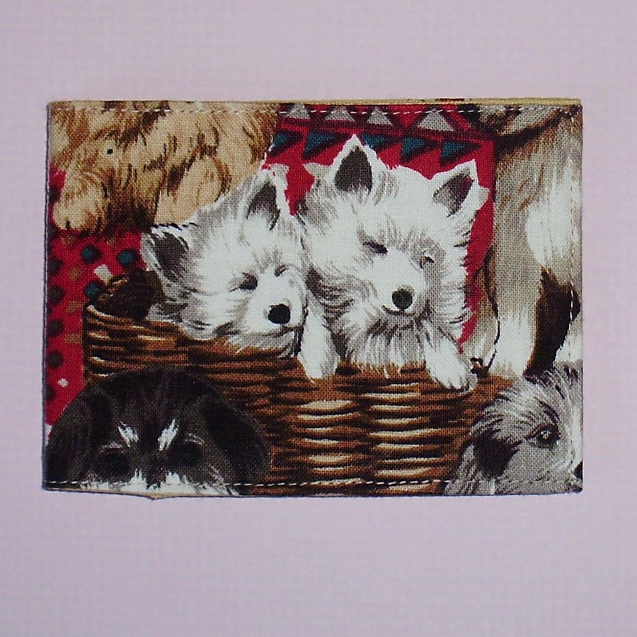 Travel card wallet cute dogs