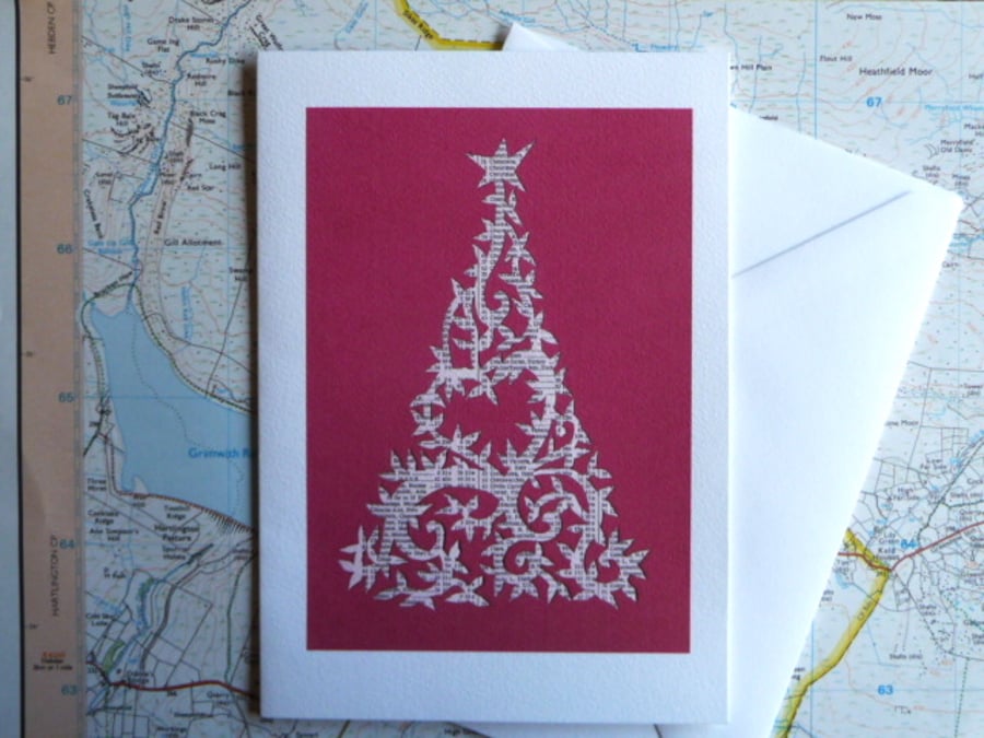 Papercut Christmas Tree
