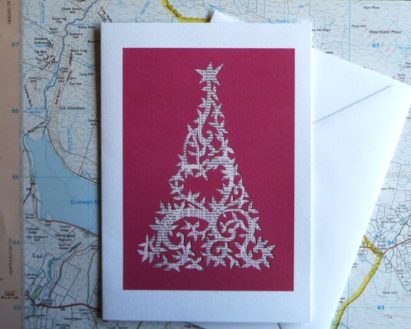 Papercut Christmas Tree
