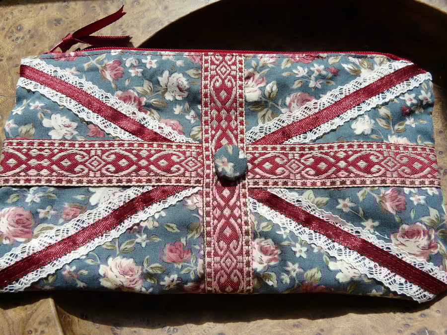 Vintage style Union Jack Make-up Bag