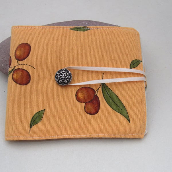 Handmade Golden Olive Needlebook