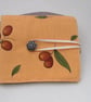 Handmade Golden Olive Needlebook - Image 1