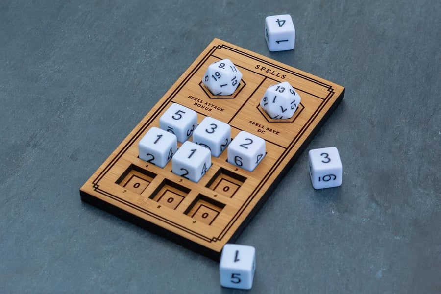 Spell Tracker - accessories for D&D players