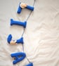 Crochet Nursery Letter Decor - Alphabet Letter J - Image 2