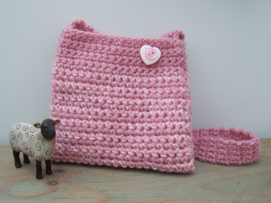 Girls Crocheted Bag