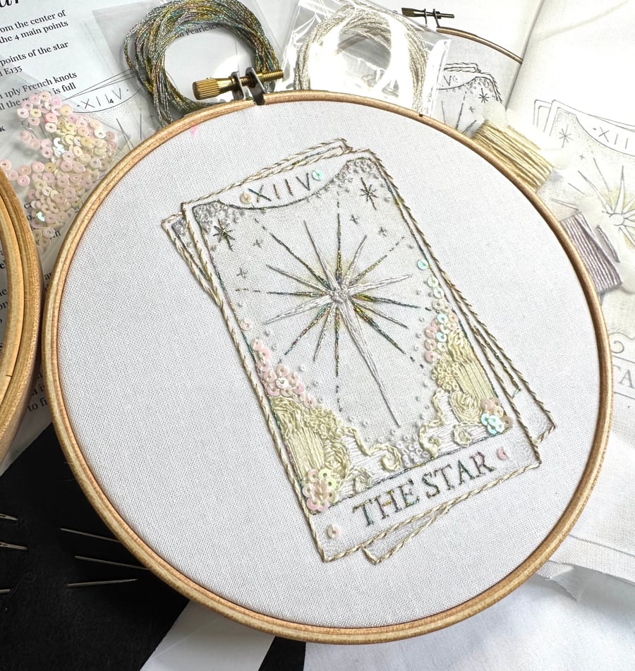 The Star Tarot Embroidery Kit  