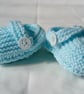 Soft and Cosy Cute Hand Knitted Baby Crocs 0-3 months or 3-6 months - Image 2