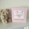 Handmade Card for a New Baby Girl Baptism Christening Baby Shower.