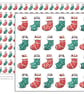 Cats in Stockings Wrapping Paper - Image 2
