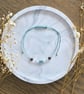 Lore of Exhale Aquamarine Bracelet Adjustable Sliding Knot Anxiety Relief Gift