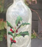 Bottle with Emma Bridgewater Holly - available with lights - Image 3