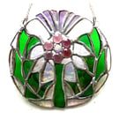 Scottish Thistle Stained Glass Suncatcher Flower of Scotland 011