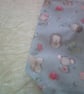 Squirrels, Hedgehogs and Deer on Grey Dribble Bib - Image 3