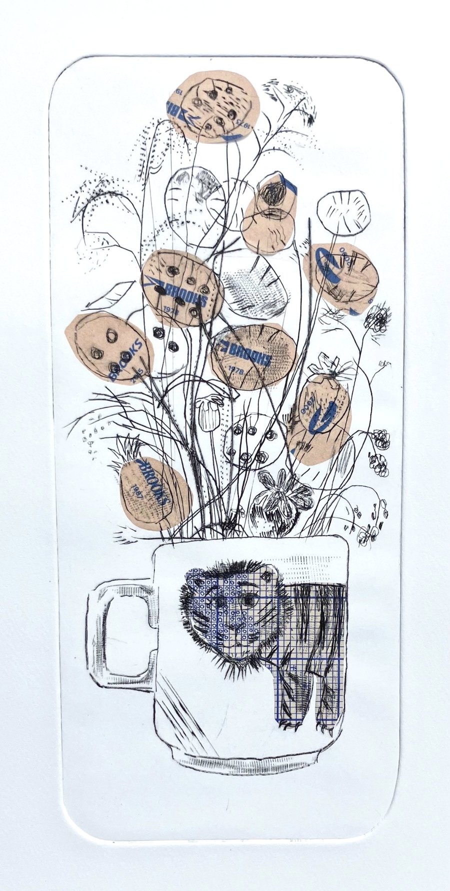 Hornsea Pottery Mug - drypont print