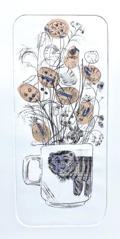 Hornsea Pottery Mug - drypont print