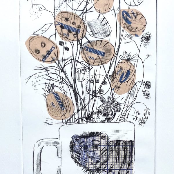 Hornsea Pottery Mug - drypont print