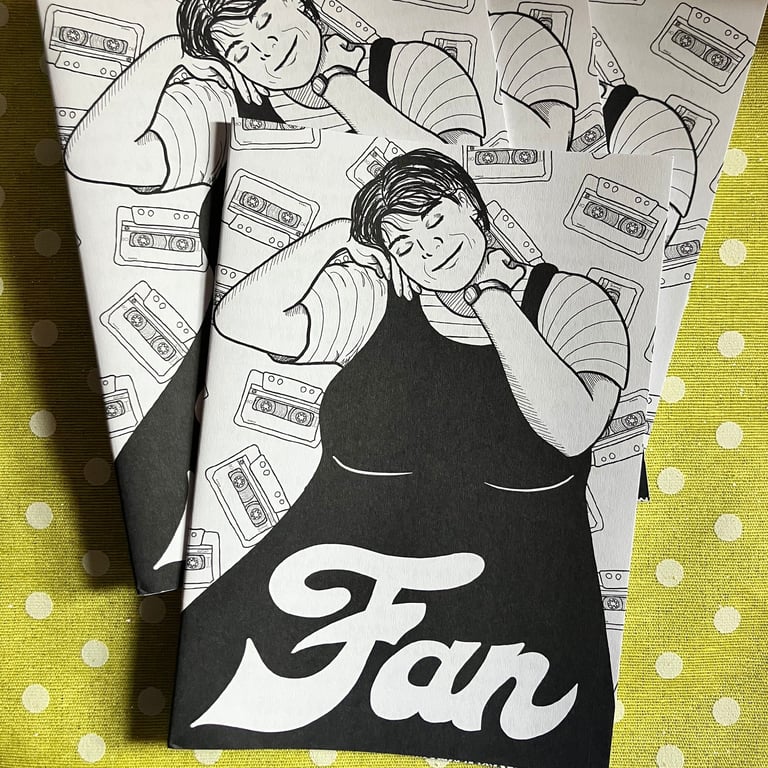Fan - monochrome per-zine about my musical fixations
