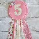 Birthday badge personalised with age
