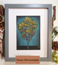 Autumn Tree Original drawing - small artwork, wall art