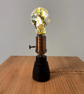 Ebony wood firework lamp