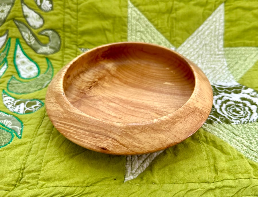 Wooden food bowl. 
