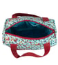 Large wash bag in Liberty cotton, floral toiletries bag with handles and pocket. - Image 10