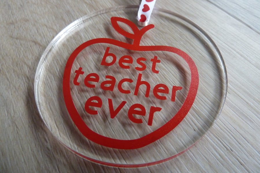 best teacher ever hanger gift