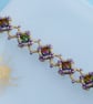 Rainbow Crystal Beaded Bracelet  - Image 2