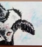 Cow acrylic original painting or a limited edition print. Farm animal art - Image 4