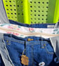 Upcycled denim jeans shoulder bag - Image 3