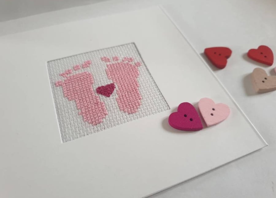 Baby Girl Greetings Card