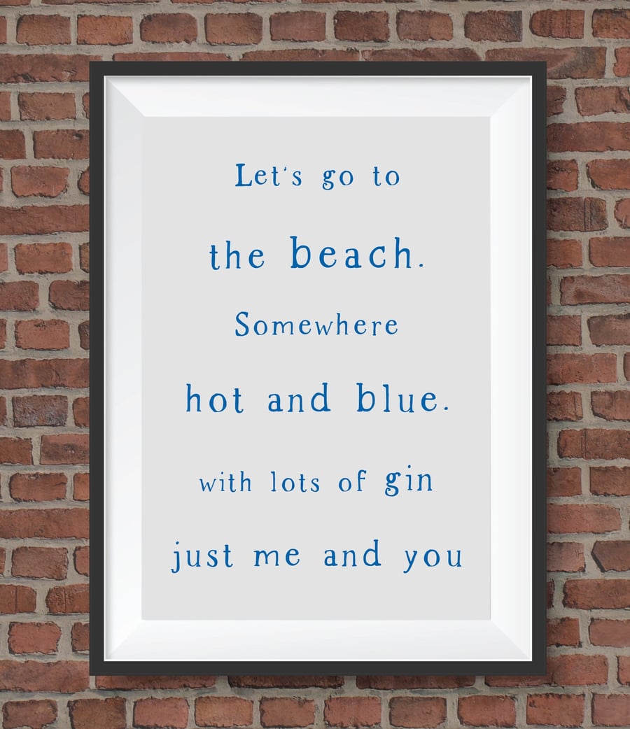 Holiday Home Decor Gin Prints Gifts for Her Gifts for Him Sunshine Prints